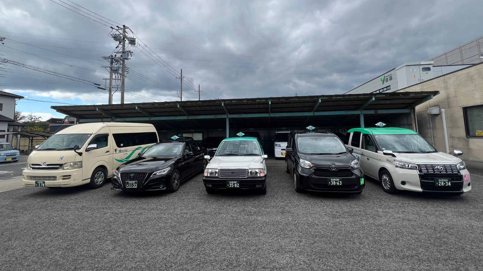 名鉄知多タクシーのタクシー車両