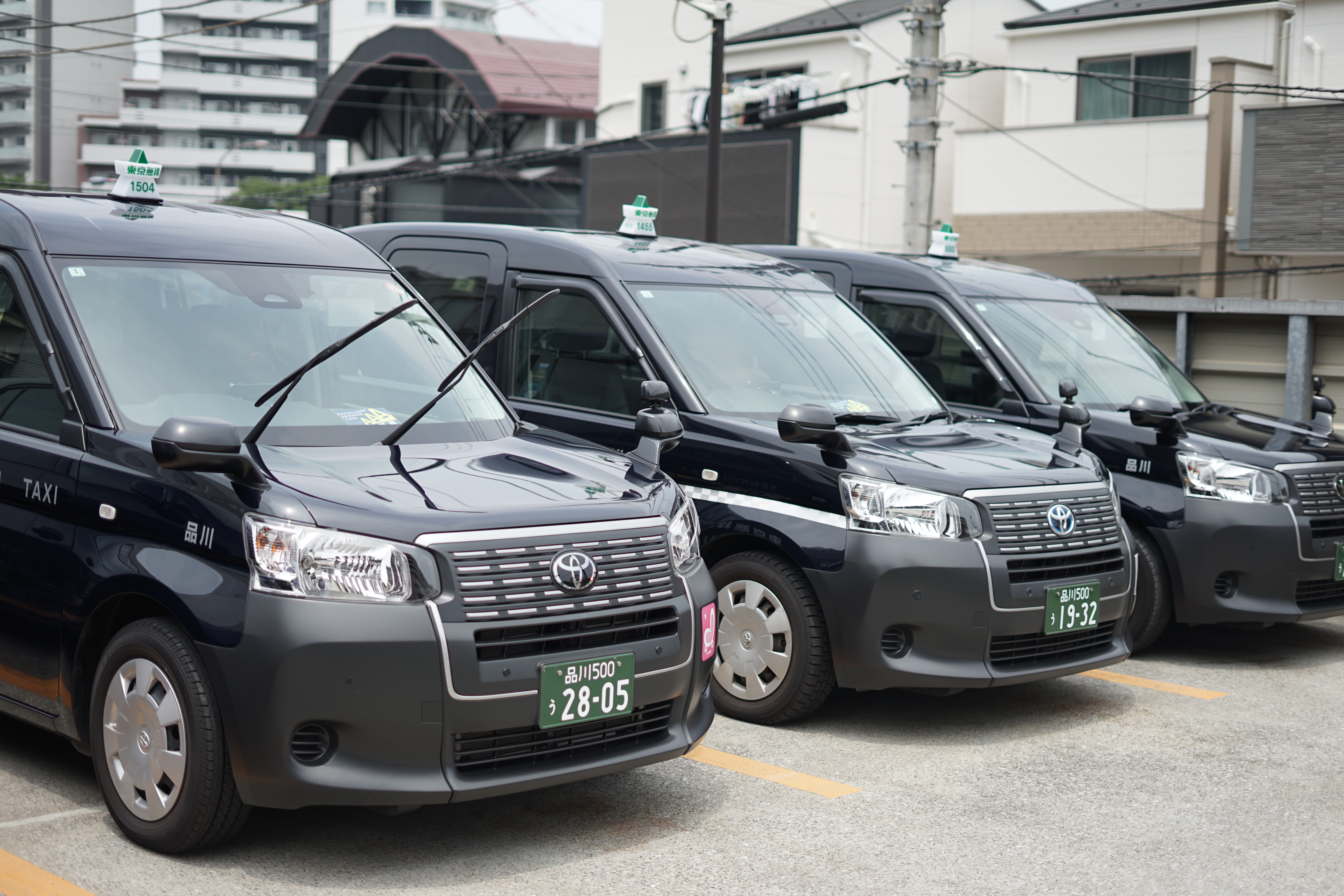 天龍交通のタクシー車両